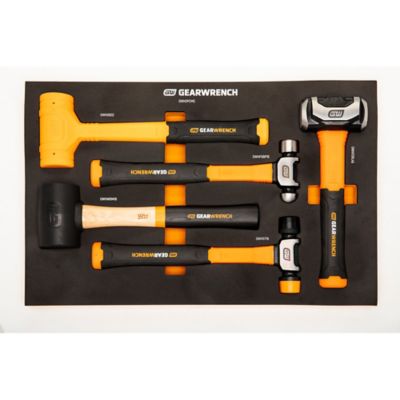 GEARWRENCH 5 pc. Mixed Hammer Set in Foam Storage Tray