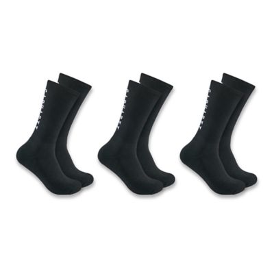 Carhartt Force Midweight Logo Crew Sock, 3 pk.