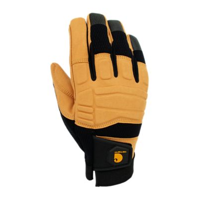 Carhartt Synthetic Leather High Dexterity Molded Knuckle Secure Cuff Glove