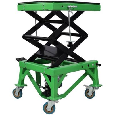 TMB Hydraulic Motorcycle Scissor Lift, 350 lb. Capacity, Green