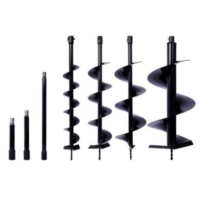 TMB 4 pc. Auger Drill Bits for 3/4 in. Shaft Earth Auger with Rod Kit