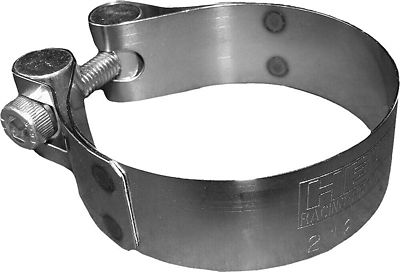 Helix Racing Products 2.63-2.81 in. Stainless Steel Exhaust Clamp, 212-2774