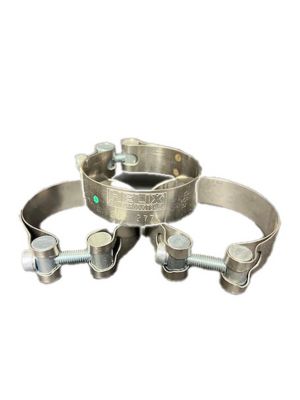Helix Racing Products 2.44-2.62 in. Stainless Steel Exhaust Clamp, 212-2771