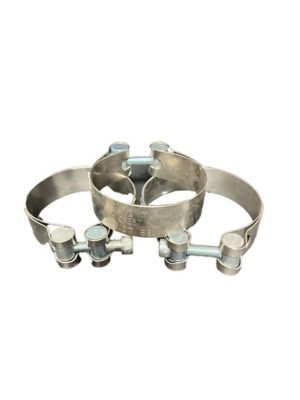 Helix Racing Products 2.31-2.49 in. Stainless Steel Exhaust Clamp, 212-2769