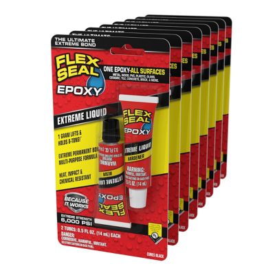 Flex Seal Epoxy Extreme Liquid, Black, 2 x 15ml