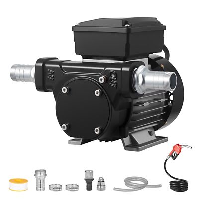 VEVOR Fuel Transfer Pump 110 V, 16 GPM 60 L/min, AC Electric Oil Transfer Pump for Diesel Kerosene Biodiesel