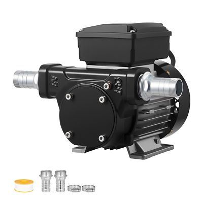 VEVOR Oil Transfer Pump 110 V, 16 GPM 60 L/min, AC Electric Fuel Transfer Pump for Diesel Kerosene Biodiesel
