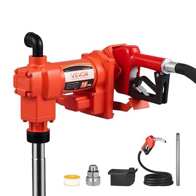 VEVOR Fuel Transfer Pump 110 V, 15 GPM 57 L/min, AC Electric Oil Transfer Pump, with Auto Shut-Off