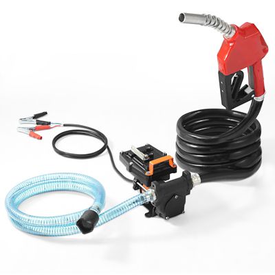VEVOR Fuel Transfer Pump, 12 V DC 15 gal./min. 1/4 hp, Portable Electric Diesel Transfer Pump with Auto Shut-Off