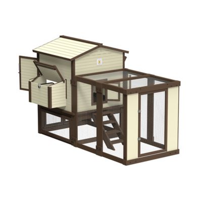 Hatching Time Flock Right Chicken Coop, House with Stand & Run
