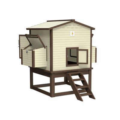Hatching Time Flock Right Chicken Coop, House with Stand, 10 Chicken Capacity