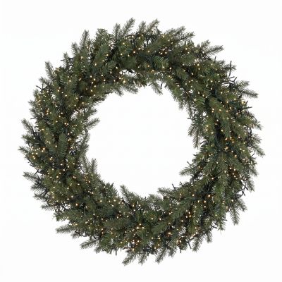 SterlingNatural Cut Monaco Pine Wreath 30 in. Pre-Lit