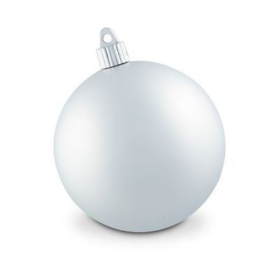 Hallmark Silver Velvet Shatterproof Ball Christmas Ornaments, Set of 8, 2 Tubes of 4, 4 in., 100mm