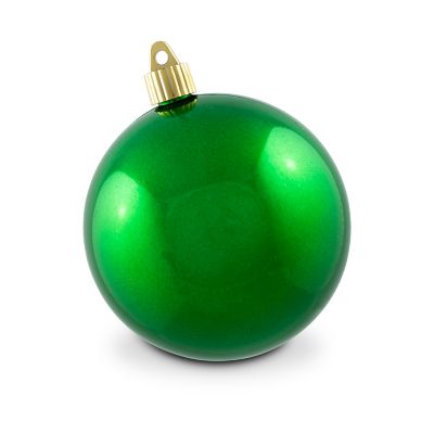 Hallmark Holiday Green Shatterproof Ball Christmas Ornaments, Set of 8, 2 Tubes of 4, 4 in., 100mm