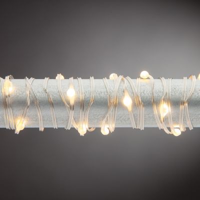 Everlasting GlowSet of 2 Outdoor Bright Warm White LED Light Strings 20 ft. Fairy Lights with Timer