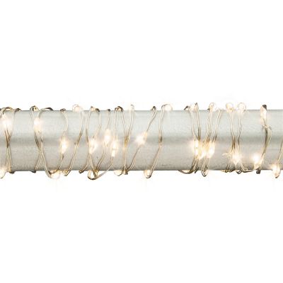 Everlasting GlowSet of 2 Outdoor Battery Warm White Micro LED Light Strings 10 ft. Lights with Timer