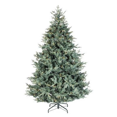 Sterling Blue Spruce Hinged Tree 9 ft. with Power Pole