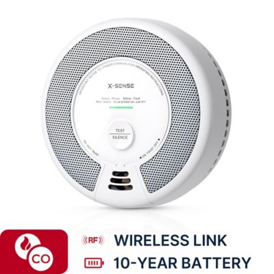 X-SENSE 10-Year Battery Wireless Interconnected Smoke & Carbon Monoxide Detector with Photoelectric Sensor and LED Light, 1 pk.