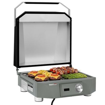 Royal Gourmet Portable Electric Grill, 1500 W, 120 V, 12.5 Amps, 250 sq. in. Cooking Area