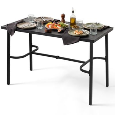 Nuu Garden Outdoor Counter Height Bar Table, 60.4 x 30.2in.
