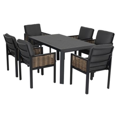 Nuu Garden 7 pc. Aluminum Dining Set