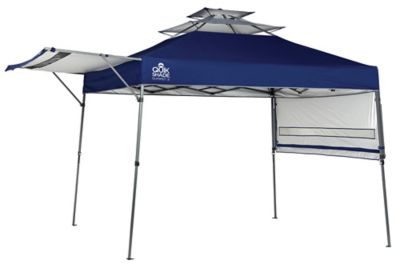 Quik Shade 11 x 17 x 1ft. Blue Pop-Up Canopy Tent with Awning