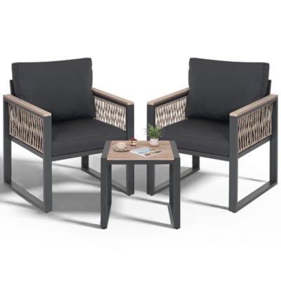Nuu Garden 3 pc. Rattan Sofa Set