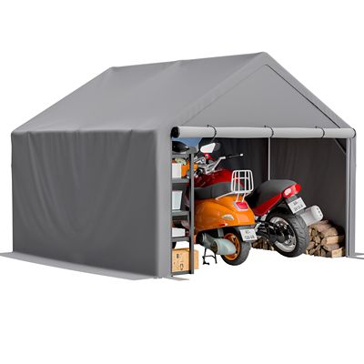 Trustmade 10 x 10ft. Shed, Windowless All-Weather, Waterproof/UV, for Bikes/Tools/Firewood, Easy Assembly