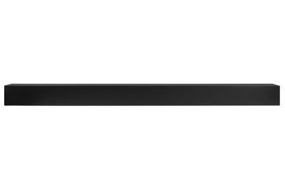 Pearl Mantels The Sam 84 in. Shelf MDF Black Paint