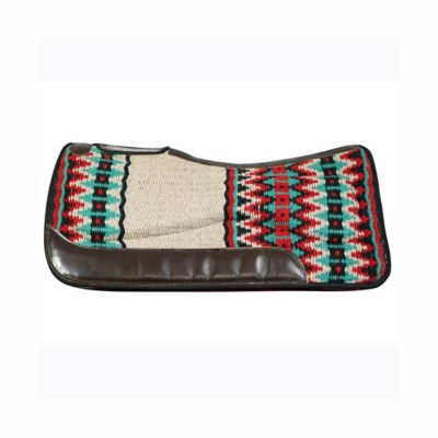 TuffRider Contoured Double Weave Cream Western Saddle Pad