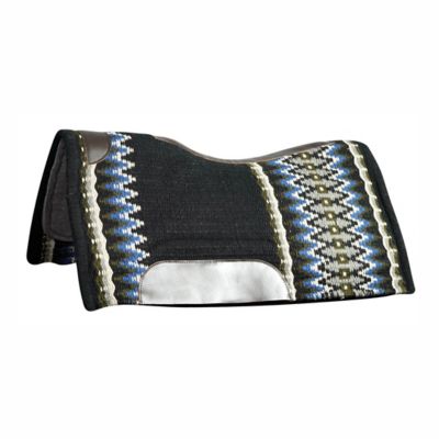 TuffRider Contoured Double Weave Black Western Saddle Pad