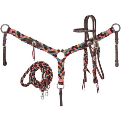 Tough1 Mable Wool String 3 pc. Tack Set