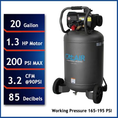 California Air Tools CALAIR-20013 High Pressure 20 gal. 1.3 hp Air Compressor