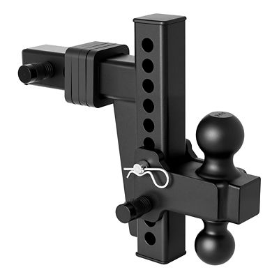 VEVOR Adjustable Trailer Hitch, Fit 2 in. Receiver with 2 & 2-5/16 in. Balls, 18500 lb. GTW,8 in. Drop