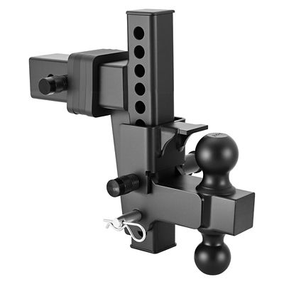 VEVOR Adjustable Trailer Hitch, Fit 2.5 in. Receiver, 21000 lb. GTW, 9 in. Drop,with 2 in. & 2-5/16 in. Balls