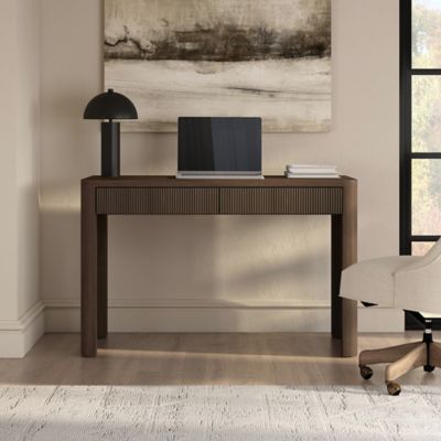 Hudson&Canal Palmera 47.5 in. Wide Rectangular Fluted Desk