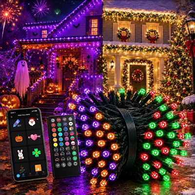 Avatar Controls 264 ft. 800 Smart String Lights RGB Color Changing Fairy Lights LED