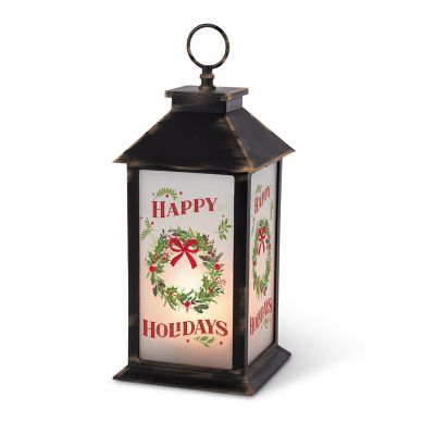 Hallmark 12 in. Fireglow Christmas Lantern with Timer