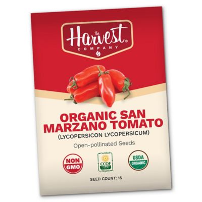 The Harvest Company Organic San Marzano Tomato Seeds, 25 ct. pk.