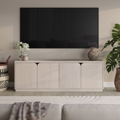 Hudson&Canal Fitzroy Rectangular TV Stand for TV's up to 78 in.