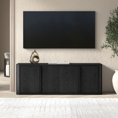 Hudson&Canal Vance Rectangular TV Stand for TV's up to 78 in.