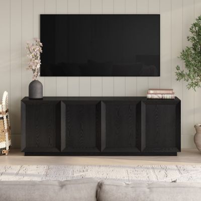 Hudson&Canal Morse Rectangular TV Stand for TV's up to 75 in.