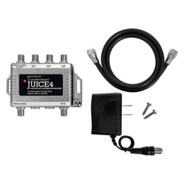 Antennas Direct 4-Output ClearStream JUICE4 Distribution Amplifier