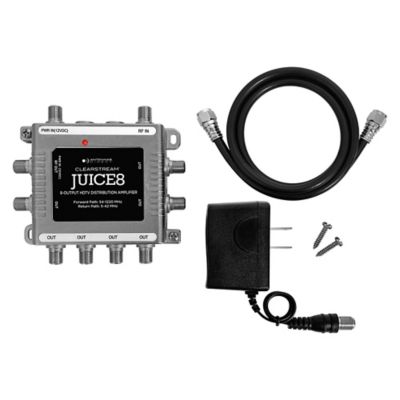 Antennas Direct 8-Output ClearStream JUICE8 Distribution Amplifier