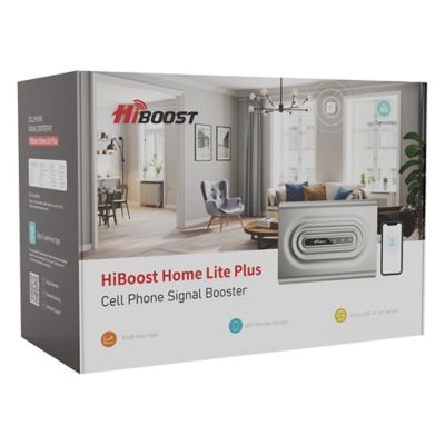 HiBoost Home Lite Plus In-Building Cellular Signal Booster for Home and Office Buildings up to 2,500 sq. ft.
