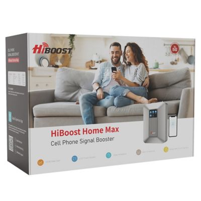 HiBoost Home Max In-Building Cellular Signal Booster for Home and Office Buildings up to 7,500 sq. ft.