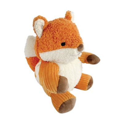 Best Furry Friends 9 in. Interactive Fox Plush Dog Toy with Treat Pockets