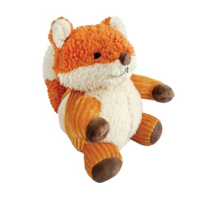 Best Furry Friends 7 in. Interactive Fox Plush Dog Toy with Treat Pockets
