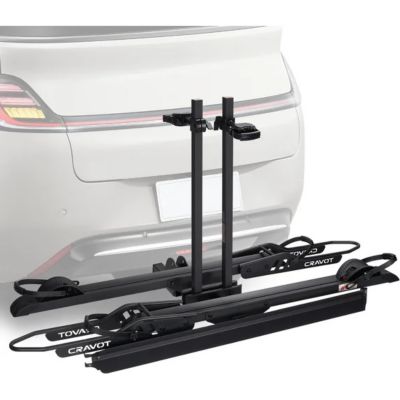 CRAVOT Foldable Hitch 2-Bike Rack, 5 in. Fat Tire Support