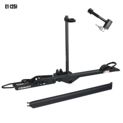 CRAVOT Foldable Hitch Bike Rack for 1 E-Bike, 100 lb. Capacity